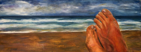 En la playa