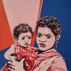 Madre e hija (Pop-Art)
