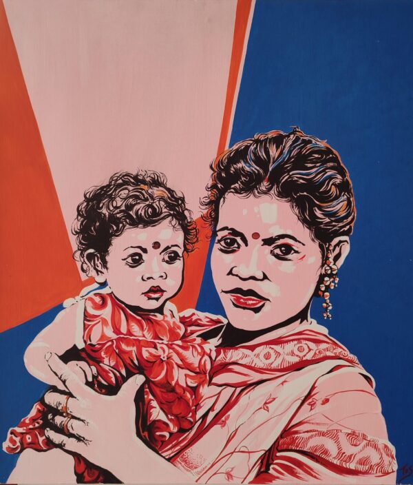 Madre e hija (Pop-Art)