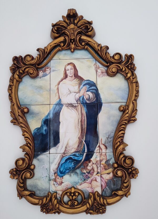 HT061 Cornocopia con Virgen Inmaculada