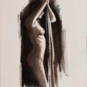 Desnudo de mujer en pie